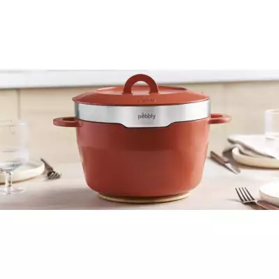 Cocotte céramique multifonction Pebbly Terracotta