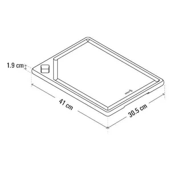 Planche à découper en teck Stolf 41 x 30,5 cm