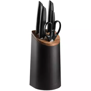140x140 - Bloc Couteaux 6 pièces Niza Arcos noir