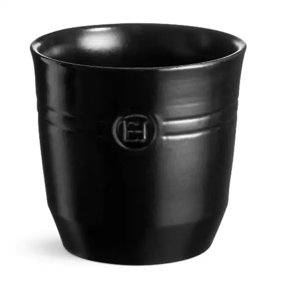 Grand Pot à ustensiles Emile Henry Céramique Noir Truffe