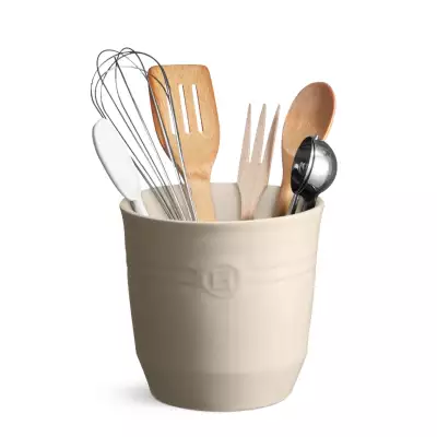 Grand Pot à ustensiles Emile Henry Céramique Argile