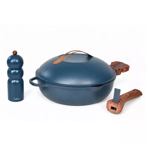 Coffret Mystère La Fabuleuse Poêle Cookut Bleu Myrtille 28 cm