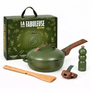 140x140 - Coffret Mystère La Fabuleuse Poêle Cookut Vert Fougère 24 cm