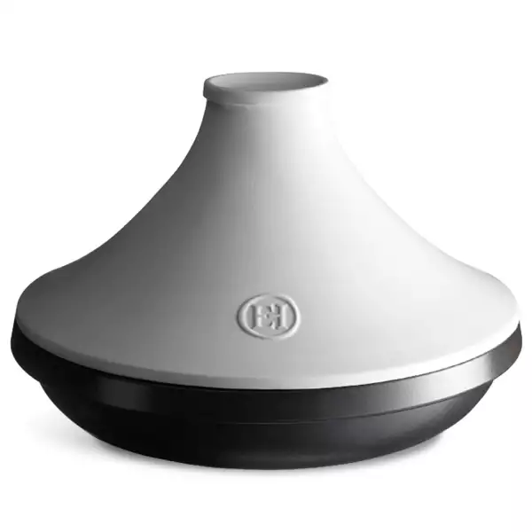 Tajine Delight 32 cm induction Blanc Perle Emile Henry