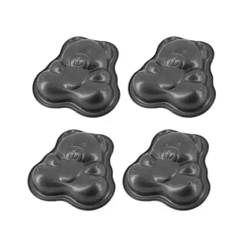 Lot 4 mini moules ourson anti-adhésifs De Buyer