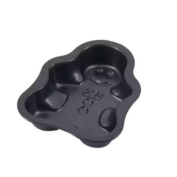 Lot 4 mini moules bonhomme pain d'épices anti-adhésifs De Buyer