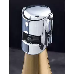 105x140 - Bouchon de champagne métal chromé