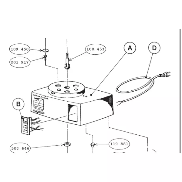 Pièces détachées MAGIMIX 3000
