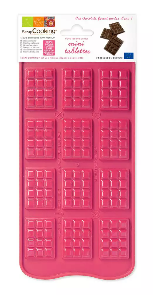 Moule mini-tablettes chocolat Scrapcooking