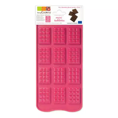 Moule mini-tablettes chocolat Scrapcooking