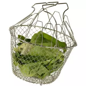 114x140 - Panier à salade inox pliant avec raidisseur La Bonne Graine