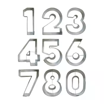 Découpoir formes de chiffres Kitchen Craft